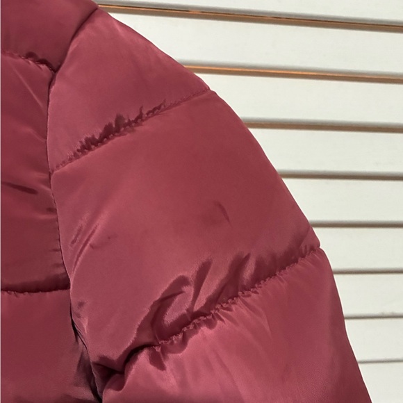 Arctic Squad Burgundy Puffer Coat Kids Size 6 - Picture 4 of 8